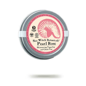 Sea Witch Botanicals Lip and Cheek Tint Pearl Rose Shimmer